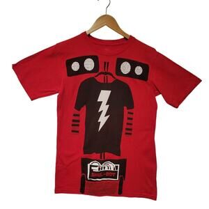 Big Bang Theory Shel-Bot T-Shirt‎ Sheldon Cooper Physics Nerdy Casual Size S